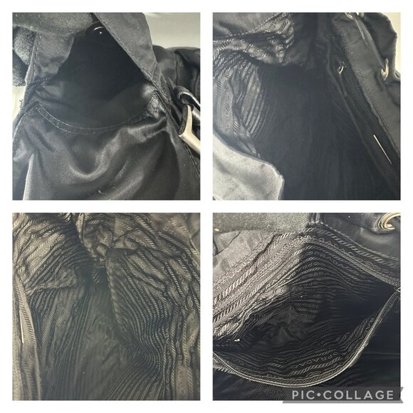 Prada Tessuto Black Nylon Backpack Bag - Picture 13 of 14
